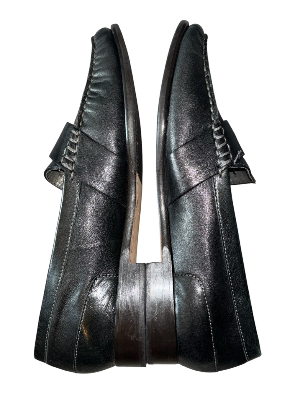 Cole Haan women’s black Leather Penny Loafers 10 - Picture 4 of 8